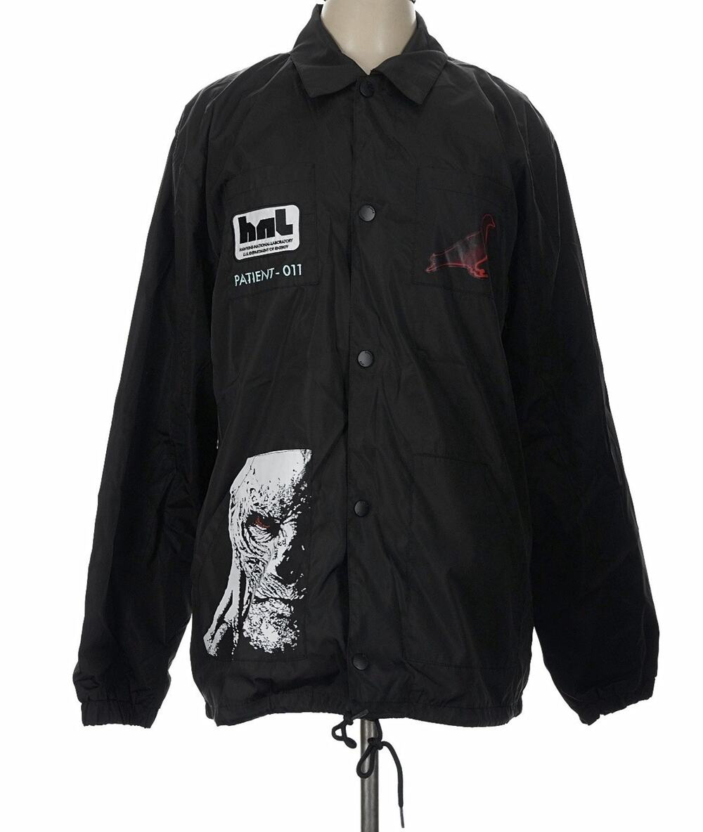 NEW Staple X Netflix Stranger Things Black Windbreaker Jacket HNL 001 Vecna L